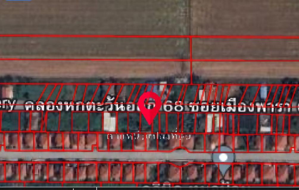 ขายที่ดินเปล่า 2แปลง แปลงละ63 ตารางวา คลองหลวง คลอง6 4