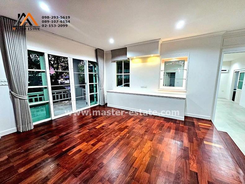 ม.มัณฑนา วัชรพล-รามอินทรา 1 บ้านเดี่ยวพร้อมเรือนรับรอง เนื้อที่ 106 ตร.ว. Renovate พร้อมอยู่ เงียบสงบ ร่มรื่น กว้างขวาง คุณภาพ Land+House ทำเลดีมาก 7