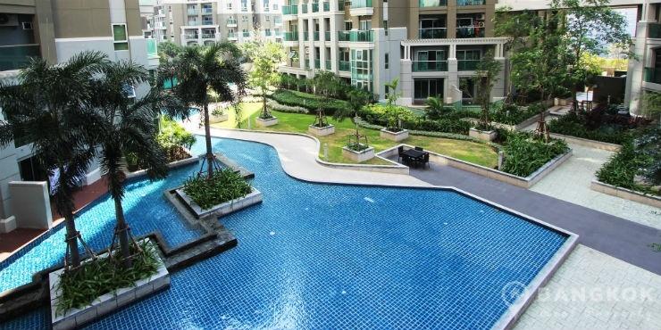 ให้เช่าคอนโด 2 ห้องนอน เบลล์แกรนด์ พระราม 9 ใกล้ MRT 12