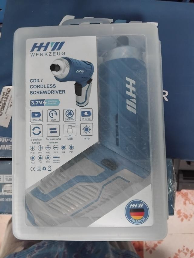 ไขควงไร้สายHHW.3.7v 1