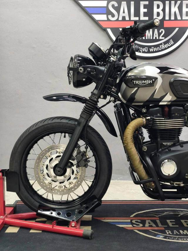 TRIUMPH BONNEVILLE T100 BLACK ปี 2017 ABS🇬🇧 แต่ง TRACKER หล่อๆ จบ ๆ พร้อมขี่ รูปที่ 8