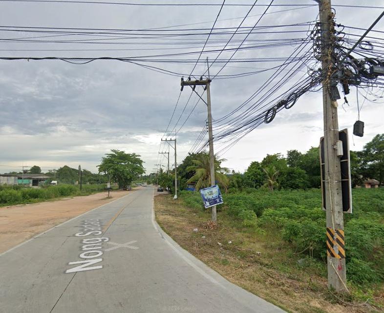 ขายที่ดินบางละมุง 3 ไร่ หนองมะนาว-หนองสะเดาติดทางรถไฟ ใกล้ท่าเรือแหลมฉบัง-2กม. จ.ชลบุรี