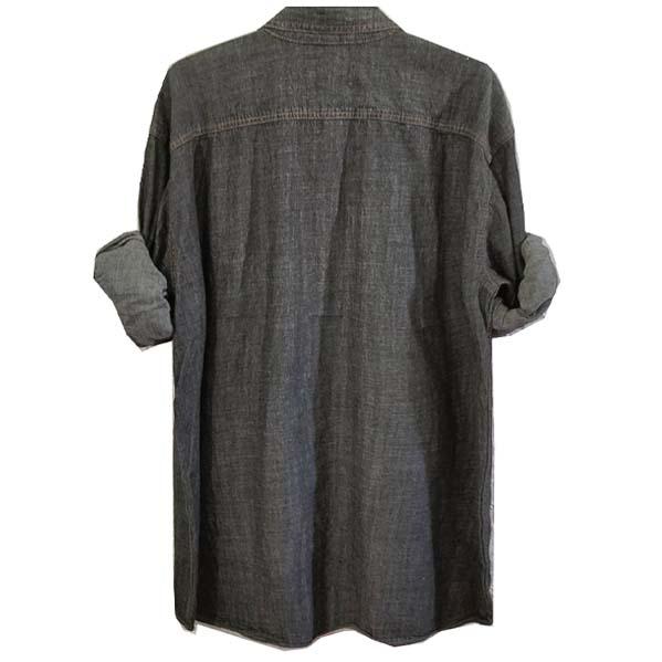 Levi's เชิ้ตยีนส์ สีเข้มสวยมาก ลายผ้าชัด ไซส์ XXL มีกระเป๋า ผ้าเบา นุ่มใส่สบาย 2