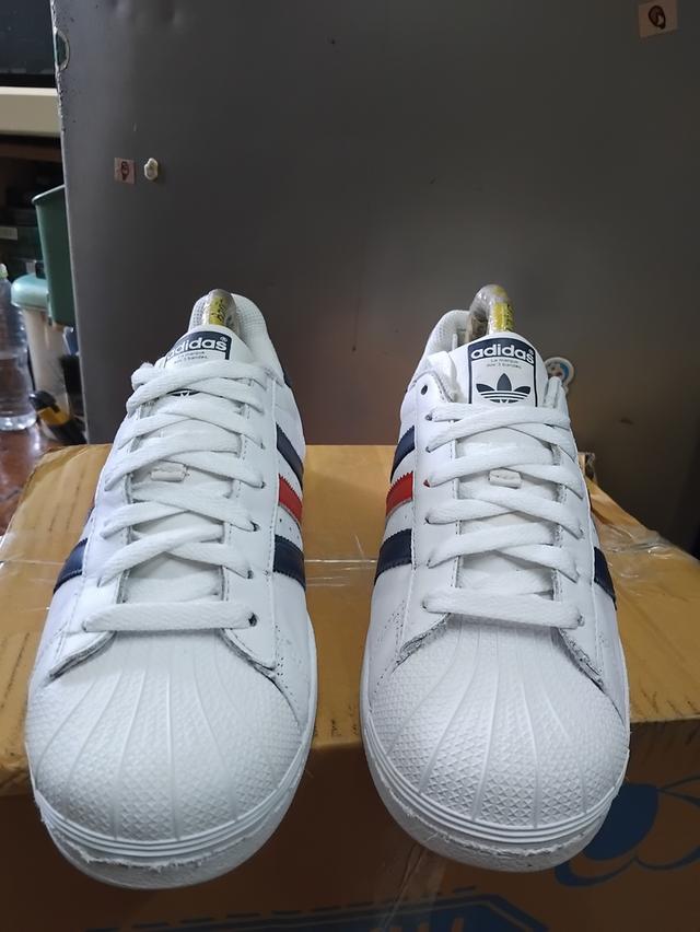 ADIDAS SUPERSTAR EUR 41.5/26สวยไม่ซ่อม390ส่งฟรี รูปที่ 2