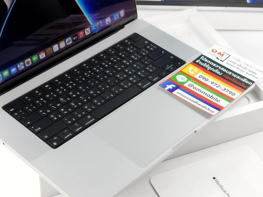 ขาย/แลก Macbook Pro 16-inch 2021 M1Pro Ram16 SSD512 Space Silver ศูนย์ไทย สภาพสวยมาก แท้ ครบกล่อง เพียง 63,900 บาท 2