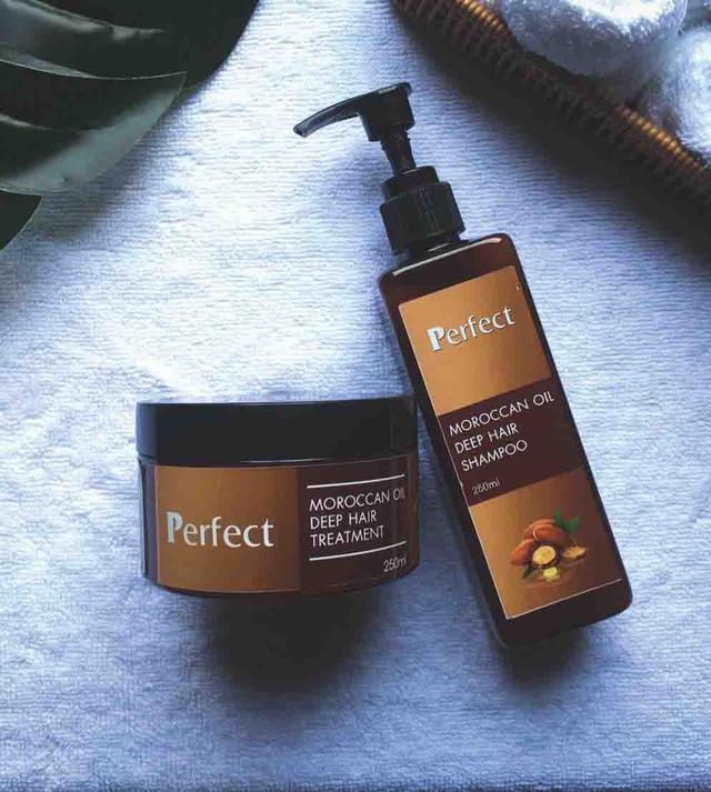 #แชมพู Moroccan oil deep hair shampoo และ #ทรีทเม้นท์ Moroccan oil deep hair treatment 1