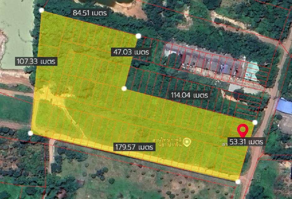ขายที่ดินบ้านพระ 12 ไร่ หลังค่ายพรหมโยธี ติดถนน2ด้านซอยวัดหัวเขา อ.เมืองปราจีนบุรี 6