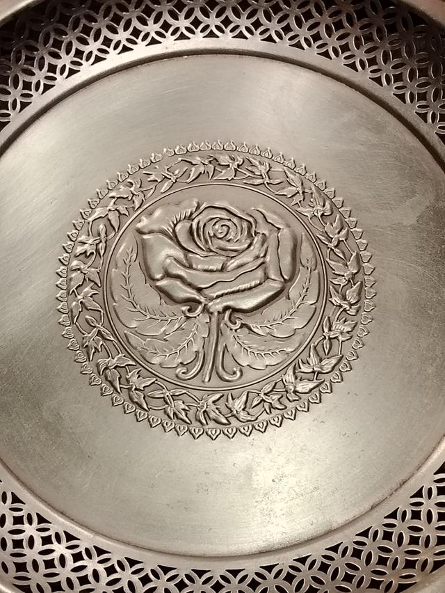 พานทองเหลือง งานเก่าโบราณ 2