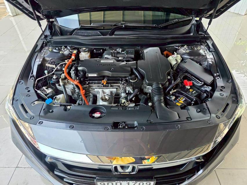 HONDA ACCORD 2.0 HYBRID E-CVT ปี 2019 สีเทา A/T ไมล์น้อย 6x,xxx โฉม ปี19-23 รถVat% รูปที่ 15
