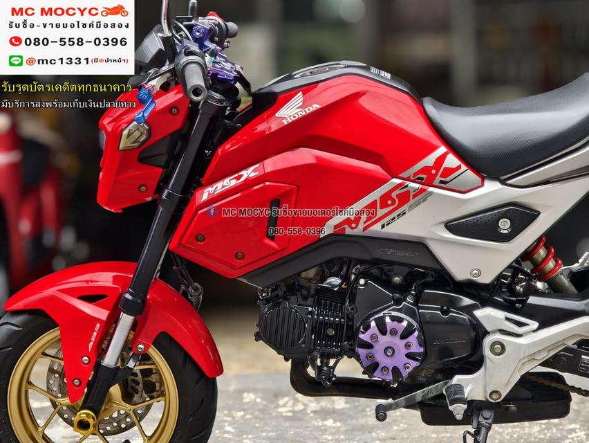 Msx sf รุ่นTop Abs 2018 รถบ้านแท้ไม่ใช่รถประมูล เครื่องท่อเดิมชุดสีสวย มีเล่มชุดโอนครบ  No1188    9