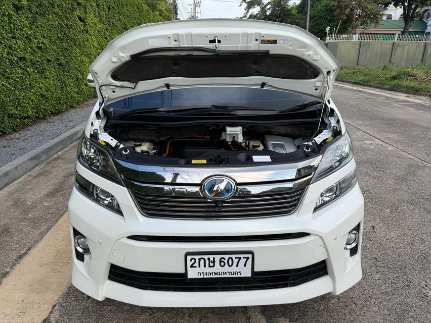 2014 TOYOTA VELLFIRE 2.4 Hybrid E-Four ZG EDITION รุ่นท็อป (สีขาว) รูปที่ 9