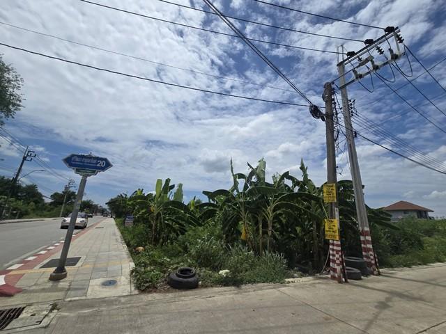 ขายที่ดินเปล่า 126 ตร.ว ถนนทวีวัฒนา หน้าปากซอยทวีวัฒนา-กาญจนาภิเษก 20 แปลงมุม ที่ดินทำเลดี ติดถนนใหญ่ ใกล้มหาวิทยาลัยกรุ
