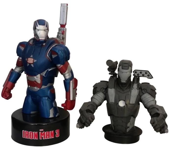 Collection Set ฝาแก้วน้ำโรงหนังมือสองสภาพดี Iron Man 3 (4 ชิ้น 600-)