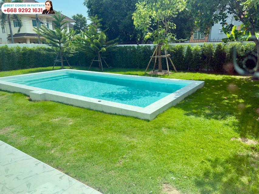 ✨ #บ้านหรูพัทยา พร้อมสระว่ายน้ำ #รหัสทรัพย์447 ✨ 🔥🔥 ราคาเพียง 10.9 ล้าน 🔥🔥 🏡 บ้านหัวมุม ขนาดกว้าง พร้อมสระว่ายน้ำระบบเกลือ และเฟอร์ครบทุกห้อง 16