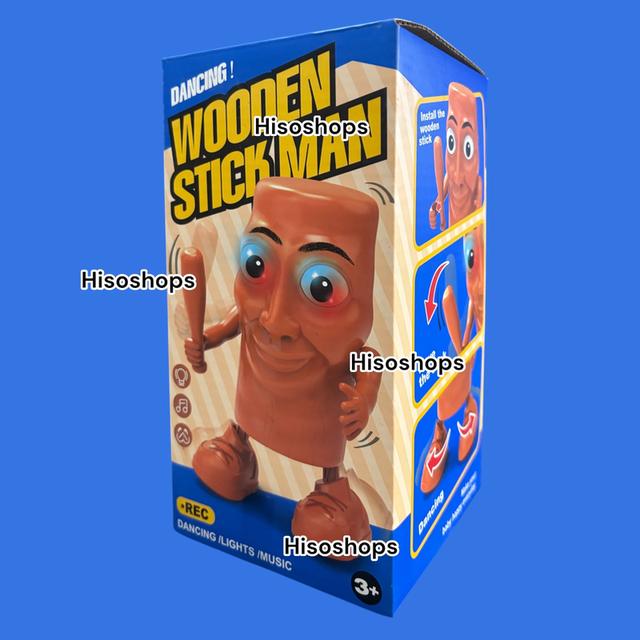 TUNG TUNG DANCE WOODEN STICK MAN ทุงทุงเต้น แดนซ์กระจาย ตัวการ์ตูนฮิต เต้น ใส่ถ่าน มีเสียงมีไฟ สุดฮา