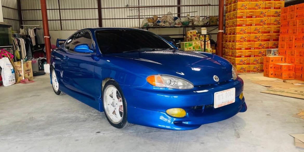 ปล่อยขาย Hyundai Tiburon สีน้ำเงิน 3