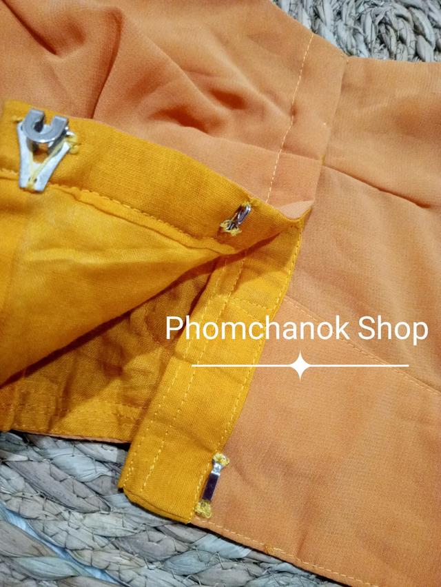 เสื้อครอปอินเดีย สีส้ม