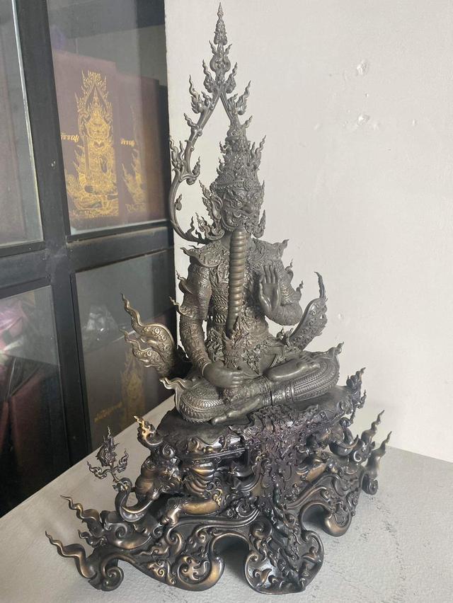 ท้าวเวสสุวรรณ หน้าตัก5นิ้ว เนื้อบรอนซ์ รุ่นพระธาตุดอยตุง เชียงราย ปี64