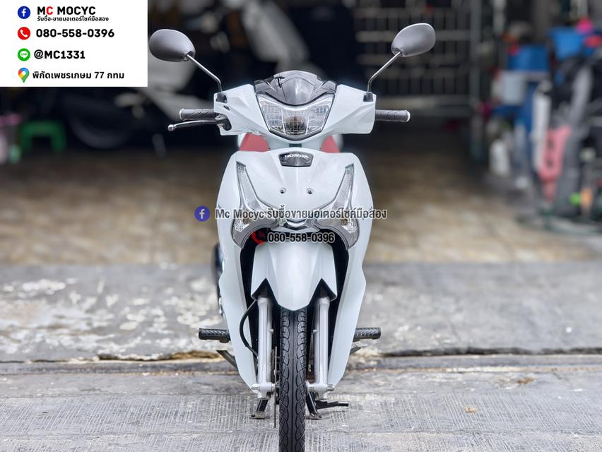 Wave 125i 2023 วิ่ง7000โล รุ่นTOPสตาดมือล้อแมค รถบ้านแท้เครื่องท่อเดิมๆ มีเล่มเขียวชุดโอนครบ No1447 รูปย่อยที่ 2