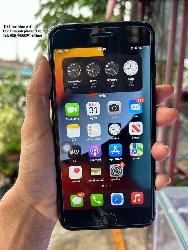 IPhone7 Plus 128GB TH เครื่องศูนย์ไทยสแกนนิ้วได้ ใช้งานปกติ