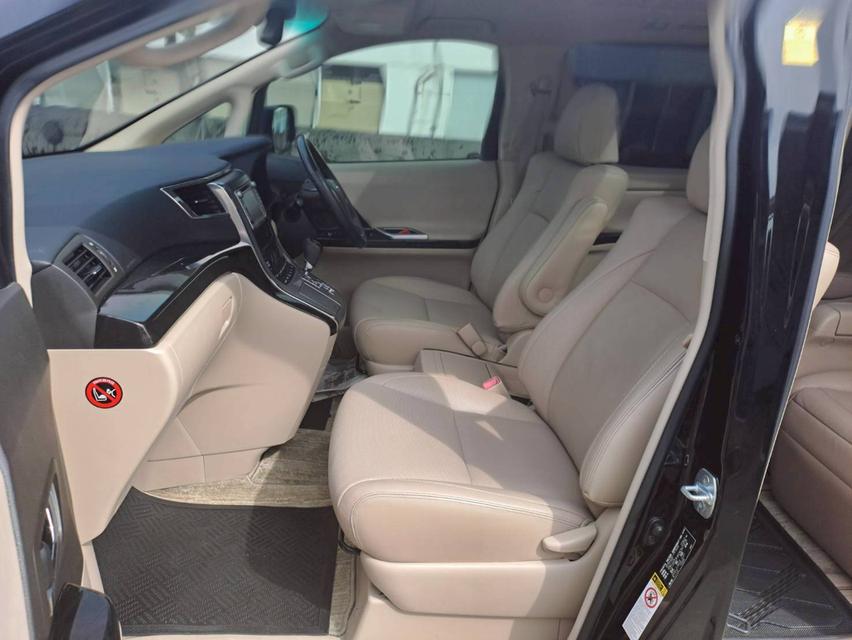 TOYOTA ALPHARD 2.4 V ปี2014  (สีดำ)ประวัติดี ไม่เคยมีเคลม เช็คศูนย์ตลอด 17