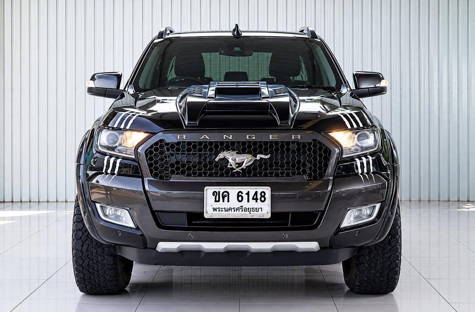 #FORD #RANGER , 3.2 WILDTRAK 4WD ปี 2018 สีดำ โฉม DOUBLE CAB💢TOP 4WD ของแต่งเพียบ คุ้มมาก💢📍