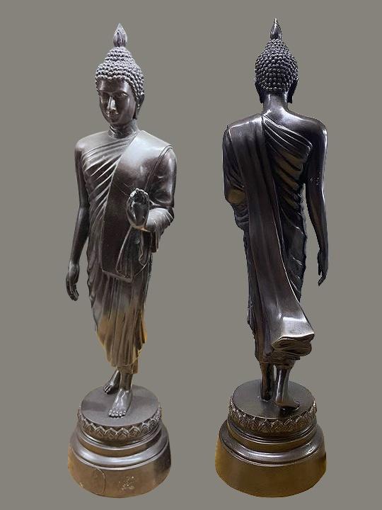 พระพุทธรูป25ศตวรรษ พระบูชา25ศตวรรษ สูง21นิ้ว ทองเหลือง