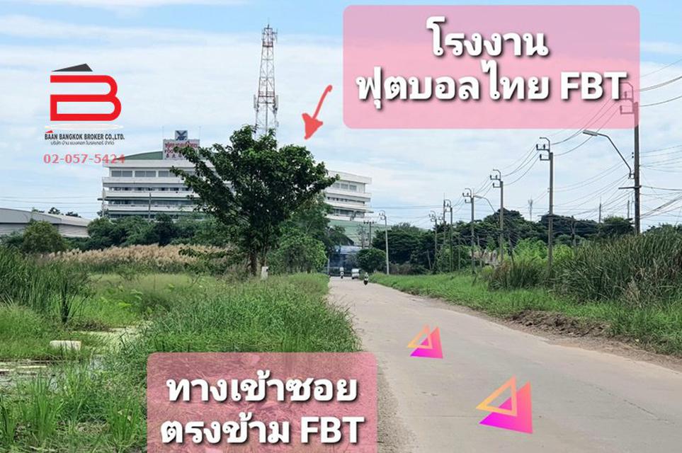 ที่ดินเปล่า 60 ว้า สี่เหลี่ยมผืนผ้า สวย ในโครงการ สำเภาทอง ใกล้โรงงาน FBT ฟุตบอลไทย หนองจอก กรุงเทพฯ 3