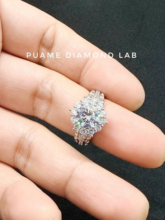 เเหวนเพชร ขึ้นตัวเรือน สั่งทำในเเบบที่ใจชอบ ราคาสบายกระเป๋า พร้อมใบรับประกันสินค้าทุกชิ้น - ปุอามี่ Diamond Lap Rama2 (083-2469526) 3