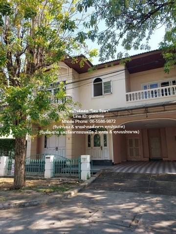 บ้าน ให้เช่าบ้านเดี่ยว 2 ชั้น ในหมู่บ้านหรู ย่านประชาชื่น (ใกล้เดอะมอลล์ งามวงศ์วาน) 101 ตร.ว. 5 น 4 น้ำ 4 จอดรถ พ.ท. 1  1