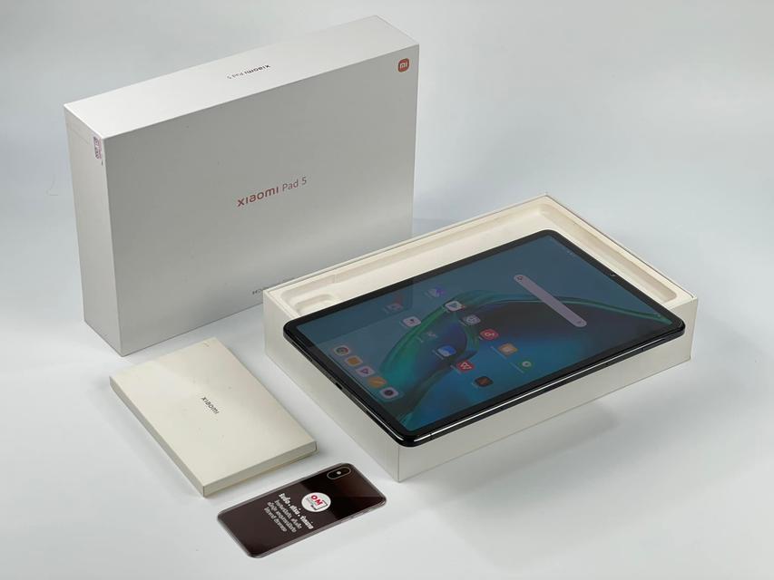 ขาย/แลก Xiaomi Pad5 6/128 Wifi Cosmic Gray ศูนย์ไทย ประกันศูนย์ยาว สวยมาก แท้ ครบยกกล่อง เพียง 8,900 บาท  1
