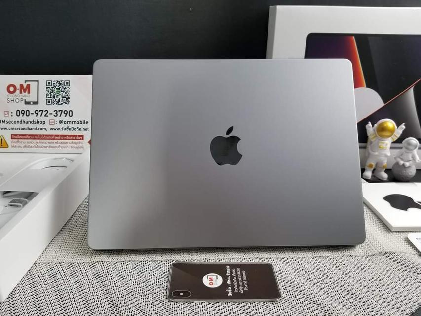 ขาย/แลก Macbook Pro (2021 14นิ้ว Apple M1 Pro) Ram16 SSD512 ศูนย์ไทย ประกัน 23/12/2565 สภาพสวยมาก เพียง 65,900 บาท  6