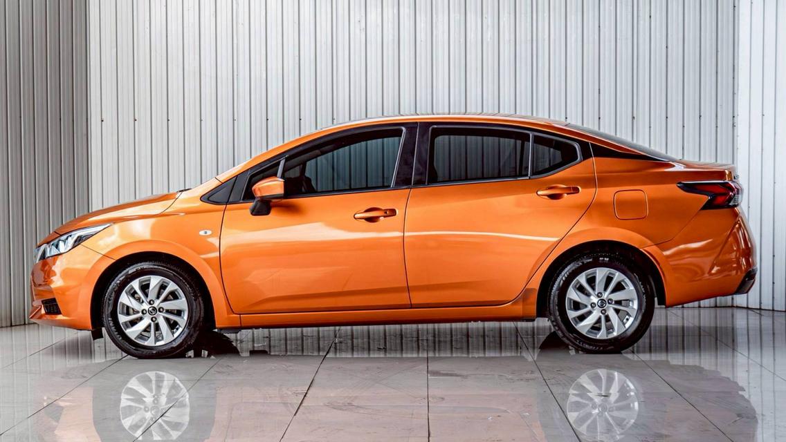 NISSAN ALMERA 1.0 EL ปี 2021 สีส้มโฉม ปี19-ปัจจุบัน รูปที่ 8
