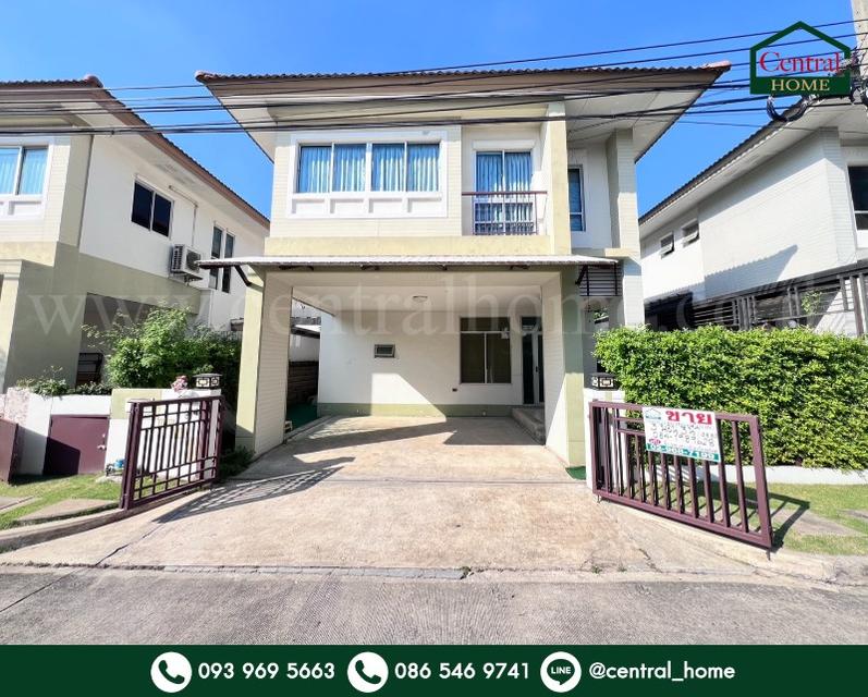 บ้านแฝด พร้อมพัฒน์ พรีวา ถนนปัญญาอินทรา ใกล้ซาฟารีเวิลด์ 1