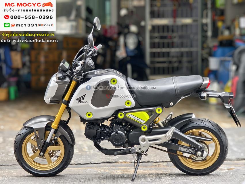 Msx Grom abs 2022 วิ่ง10000โล รถบ้านแท้ไม่ใช่รถประมูล เครื่งท่อเดิมชุดสีสวย มีเล่มชุดโอนครบ No1137