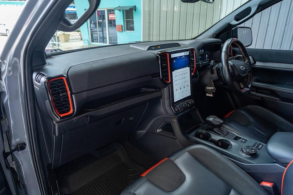 #FORD RANGER, 3.0 RAPTOR ECO BOOST 4WD ปี 2022 สีเทา โฉม DOUBLE CAB✅ รถออกศูนย์ป้ายแดงมือเดียว✅ เลข รูปที่ 13