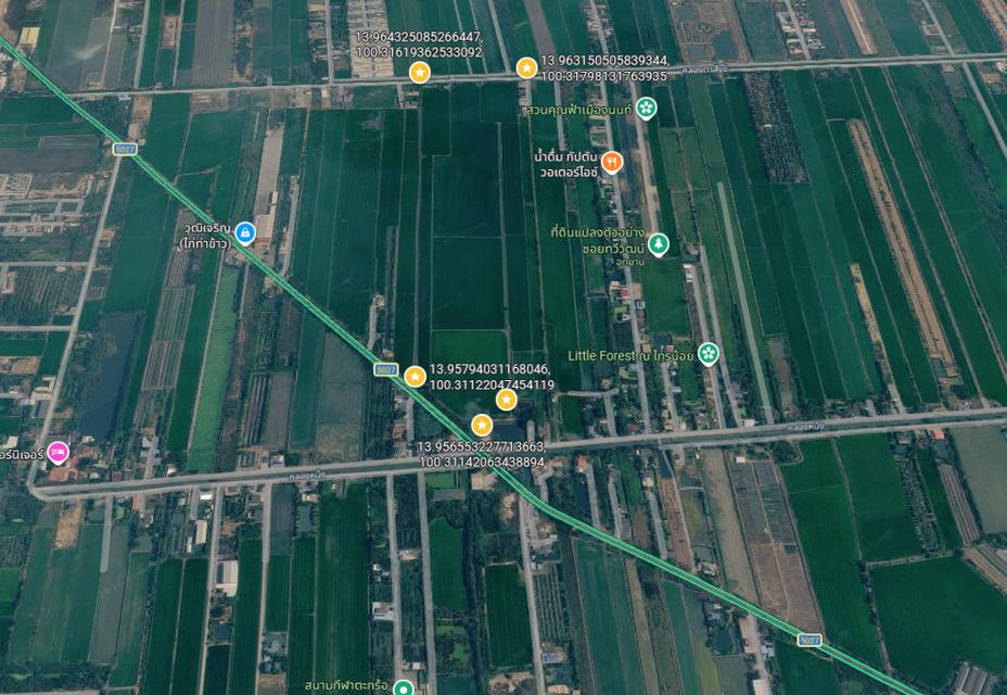ขายที่ดิน 115 ไร่ ไทรน้อย ใกล้มอเตอร์เวย์ M81 3