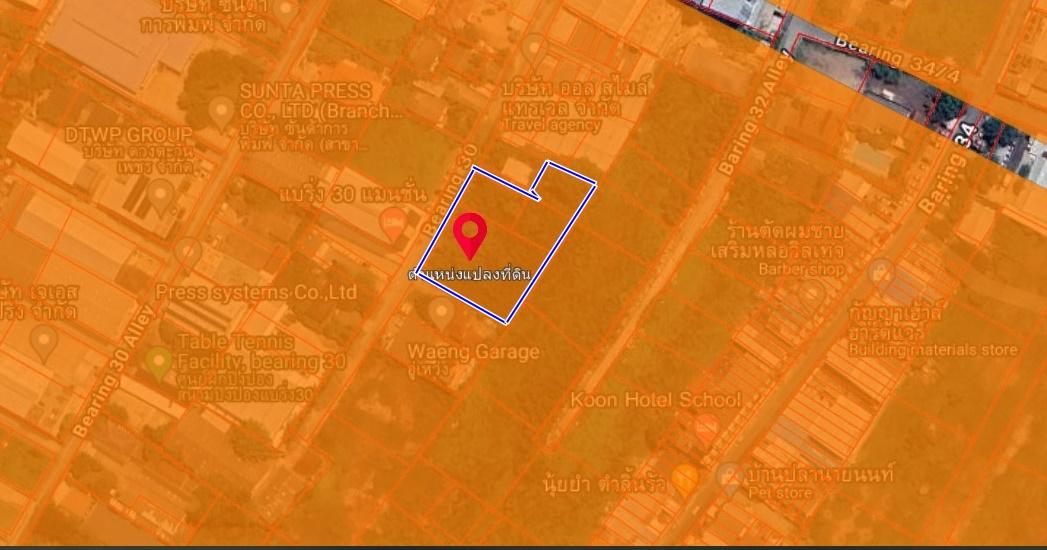 ขายที่ดิน 620.3 ตรว. สุขุมวิท 107 ซอยแบริ่ง 30 2