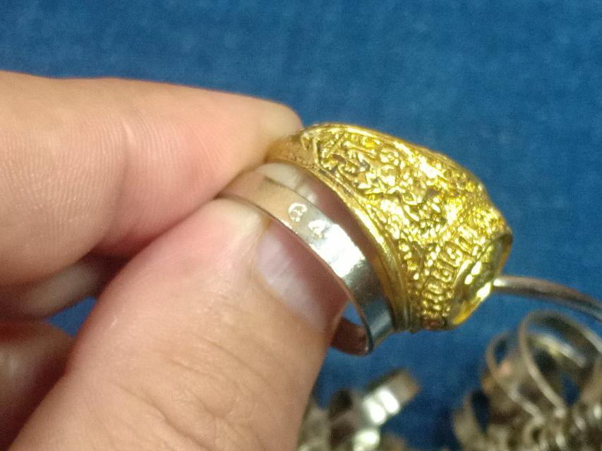 แหวน เนื้อทองเหลือง หลวงปู่ทวด วัดช้างให้ ปัตตานี  รับประกันแท้ #วัตถุมงคลแดนสยาม  บูชา 299 บาท 3