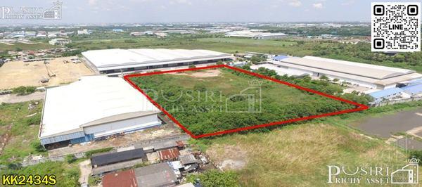 ที่สวย 9 ไร่ หน้ากว้าง ทรงดี ถมแล้วใช้สร้างได้ทันที ใกล้ ถ.เอกชัย ไทวัสดุใหม่ ขอใบ รง.4 ได้ - KK2434S 2