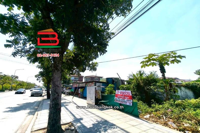 ที่ดินเปล่า เนื้อที่ 200 ตร.ว. ติดถนนทวีวัฒนา (ใกล้ซอยทวีวัฒนา 1) แขวงหนองค้างพลู เขตหนองแขม 2