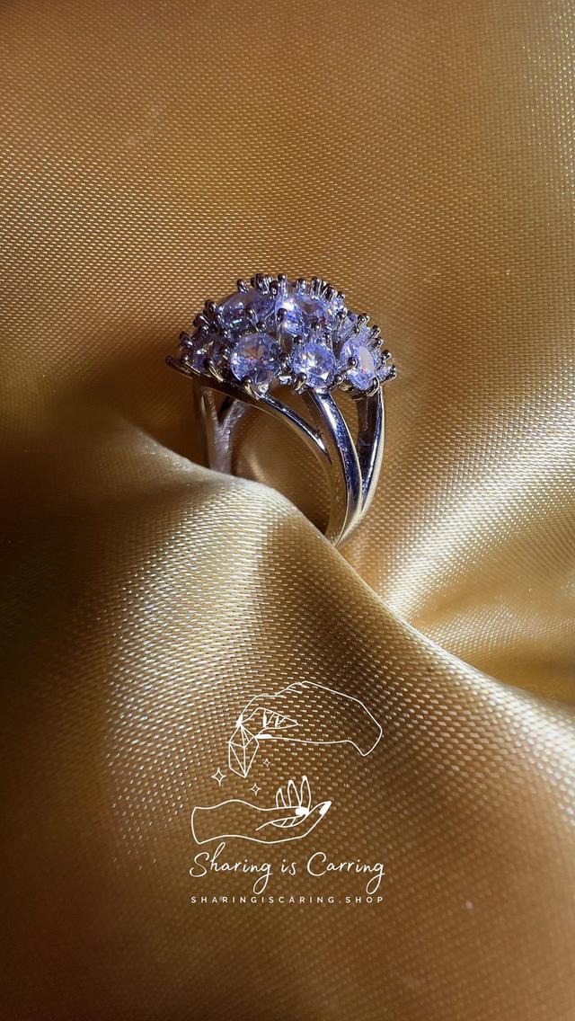 แหวนแฟชั่น เพชรแฟนซี CZ สวยน่ารักกกมาก แบบ บริดเจอตัน ราคา ฿3,590.- บาท รวมส่ง Bridgerton style