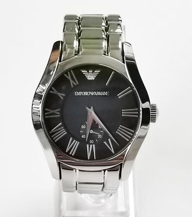 นาฬิกา Emporio Armani AR-0680 Silver Roman Dial ของแท้