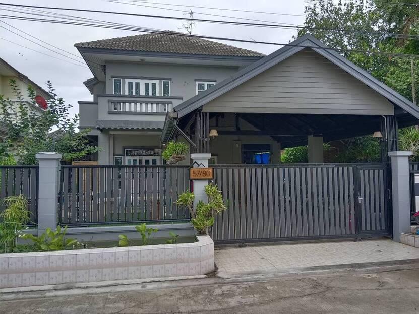 ขายบ้านเดียว บ้าน 2 ชั้น 57 ตร.ว. หมู่บ้านดิโอเรียนตัลเฮ้าส์ ถ.บางกรวยไทรน้อย บางบัวทอง นนทบุรี เบอร์โทร 0896775788 1