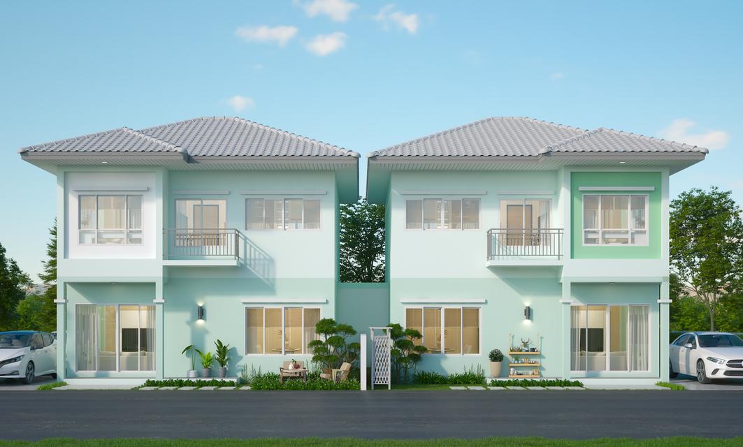 บ้านแฝด โครงการหมู่บ้านณิชากร ท่าไม้2 (โครงการใหม่) 2