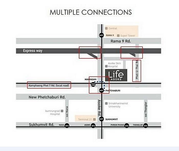 ให้เช่า คอนโด ไลฟ์ อโศก ติด MRT เพชรบุรี 25 ตารางเมตร ชั้น34 ห้องมุมสวนดาดฟ้า วิวเมือง เฟอร์บิ้วท์อิน ตกแต่งครบ 10