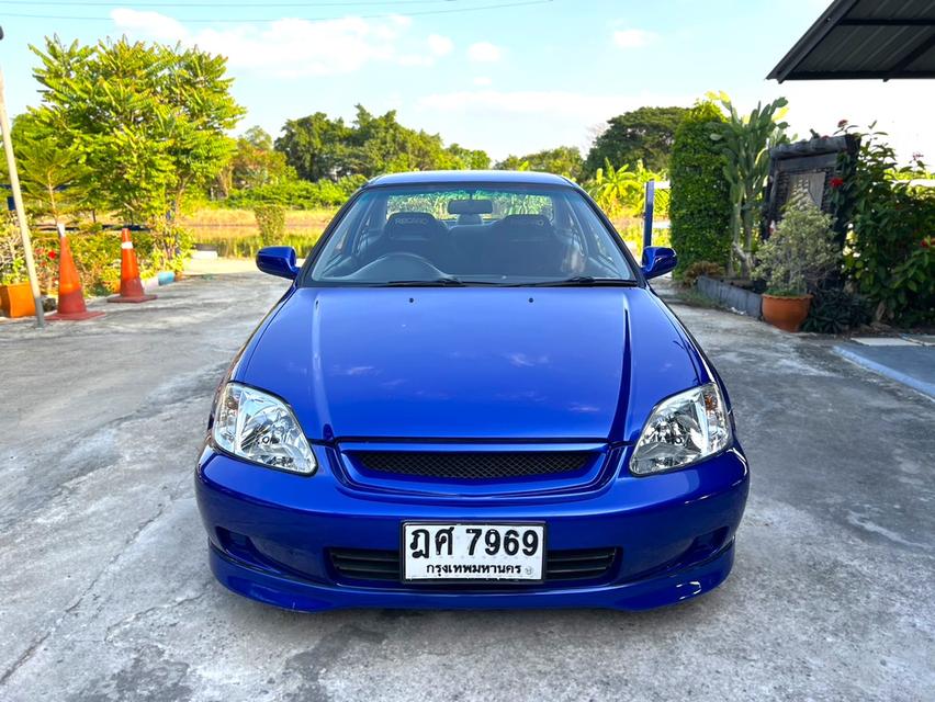 ส่งต่อ CIVIC COUPE ปี 2000 หล่อๆ สีสดเงาจัด เคลือบแก้ว ภาษี68 อะไหล่เบิกใหม่  2