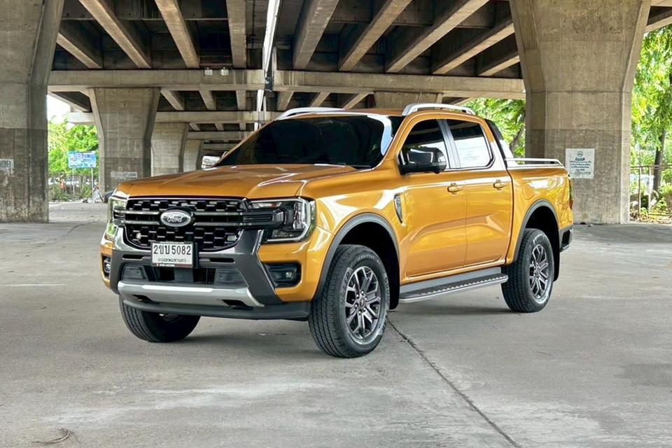 Ford Ranger Double Cab 2.0 Bi-Turbo Wildtrak 10AT ปี 2022 รถสวยมือเดียว ออฟชั่นตัวท๊อป