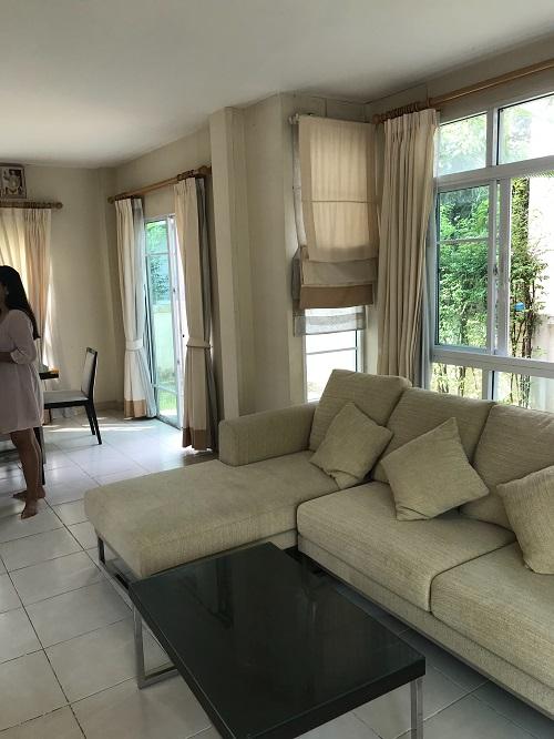 U1186 ให้เช่าบ้านเดี่ยว 2 ชั้นหมู่บ้านสราญสิริ ราชพฤกษ์แจ้งวัฒนะ บ้านอยู่ซอย 8 พร้อมเฟอร์ และ เครื่องใช้ไฟฟ้า จอดรถได้ 2 4