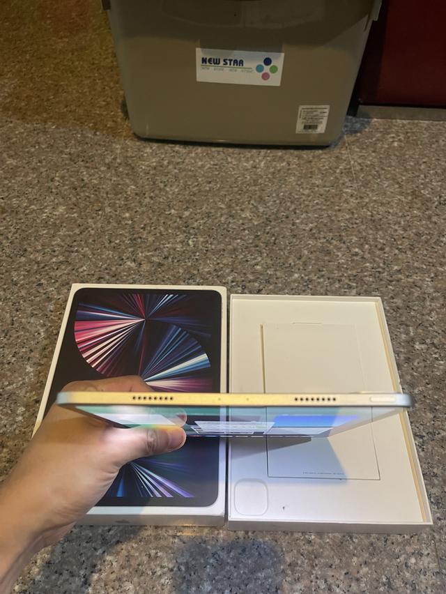 ขายiPadPro11นิ้วM1สีหายากSilver256กิ๊กมีกล่องไร้รอยตกใช้งานดีทุกๆฟังชั่นถูกมากๆๆๆๆ 3